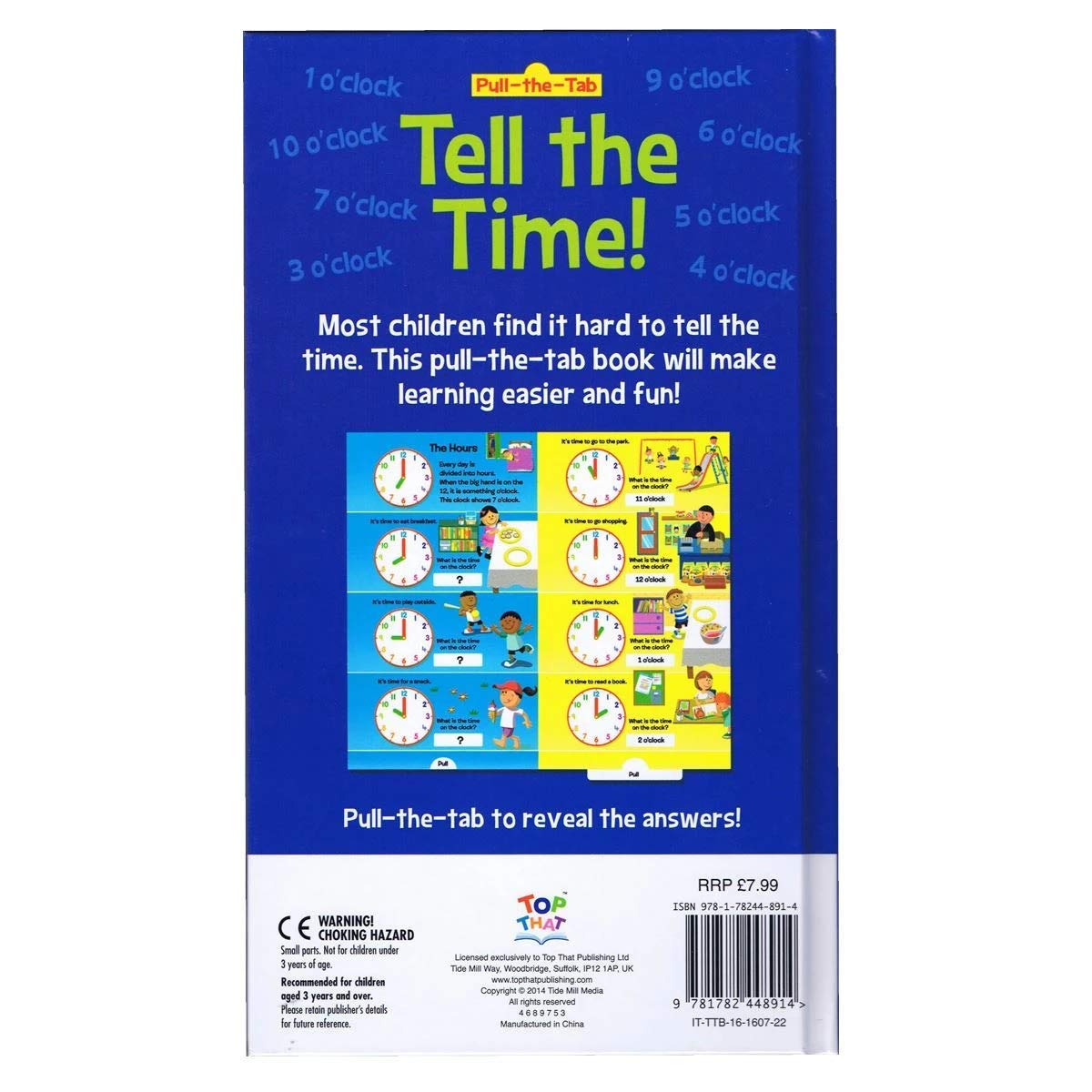 Pull-the-Tab Tell the Time! (Preloved)