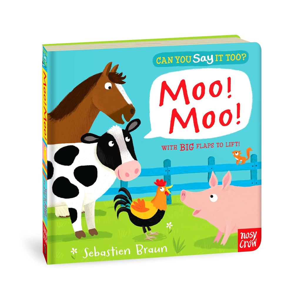 Can You Say It Too? Moo Moo: With BIG Flaps to Lift! Good Condition