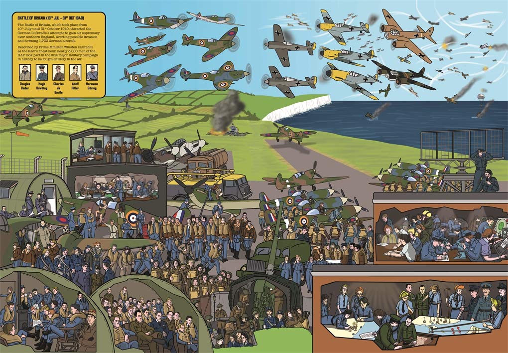 Where's Churchill?: A World War Two Search and Find Book Brand New