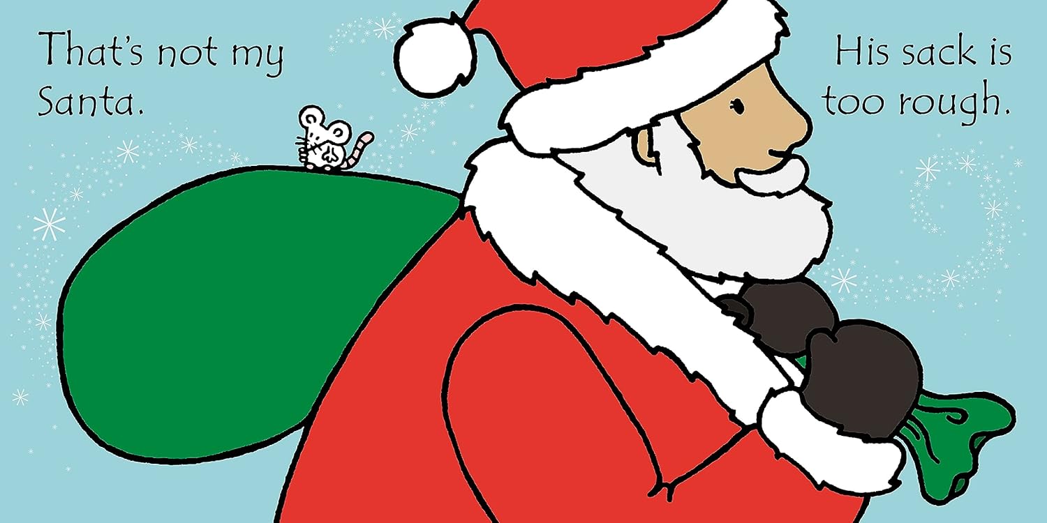 That's not my santa...: An Interactive, Sensory Touchy-Feely Holiday Book with Tactile Patches for Babies and Toddlers