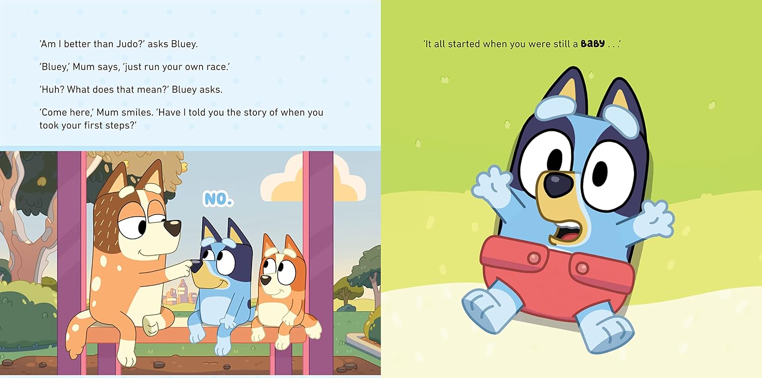 Bluey: Baby Race: A Hardback Picture Book (Brand New)
