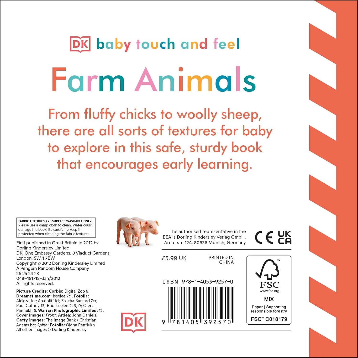Baby Touch and Feel Farm Animals Mini