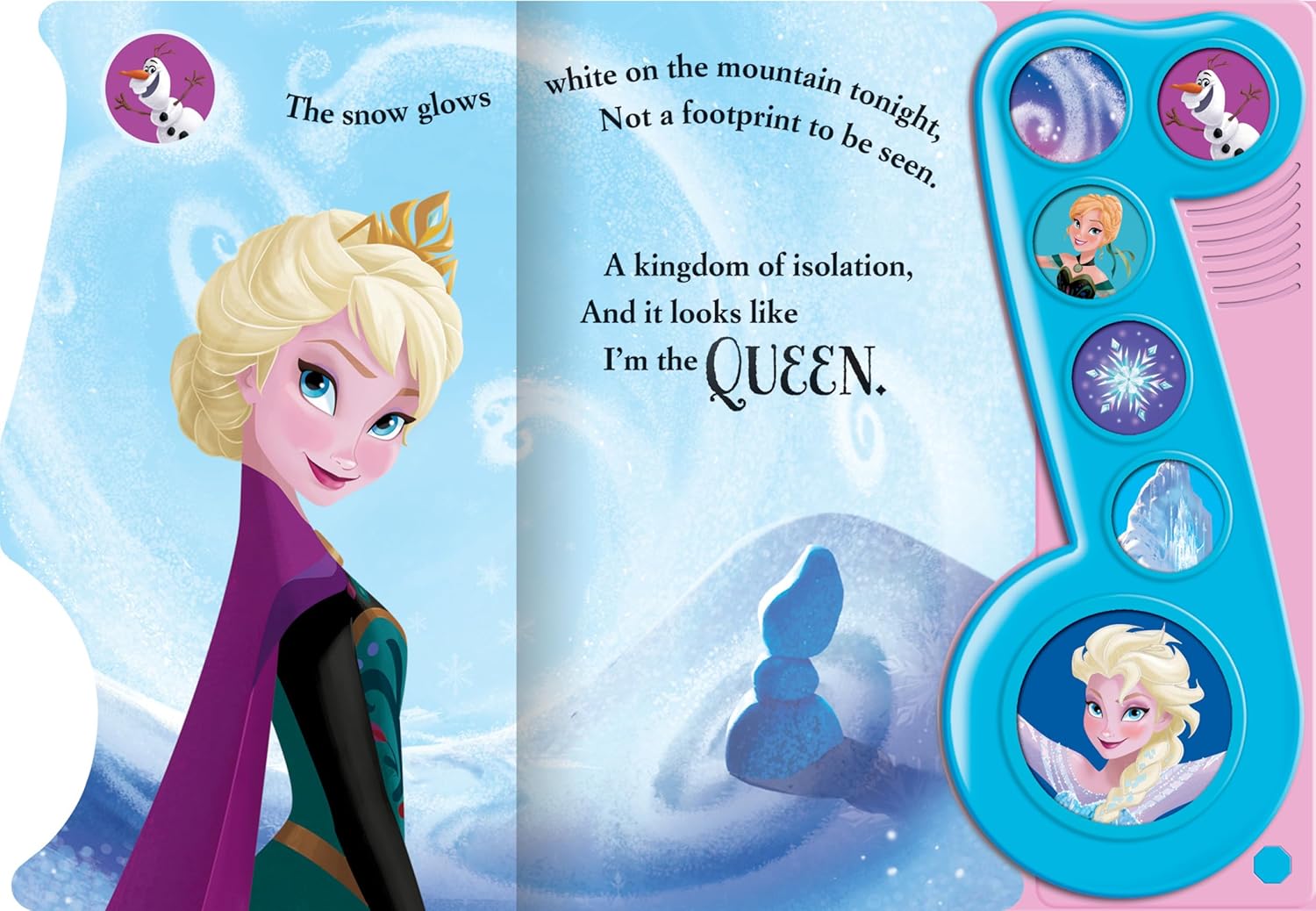 Disney Frozen - Let It Go Little Music Note Sound Book - PI Kids (Play-A-Song): Let It Go Sound Book