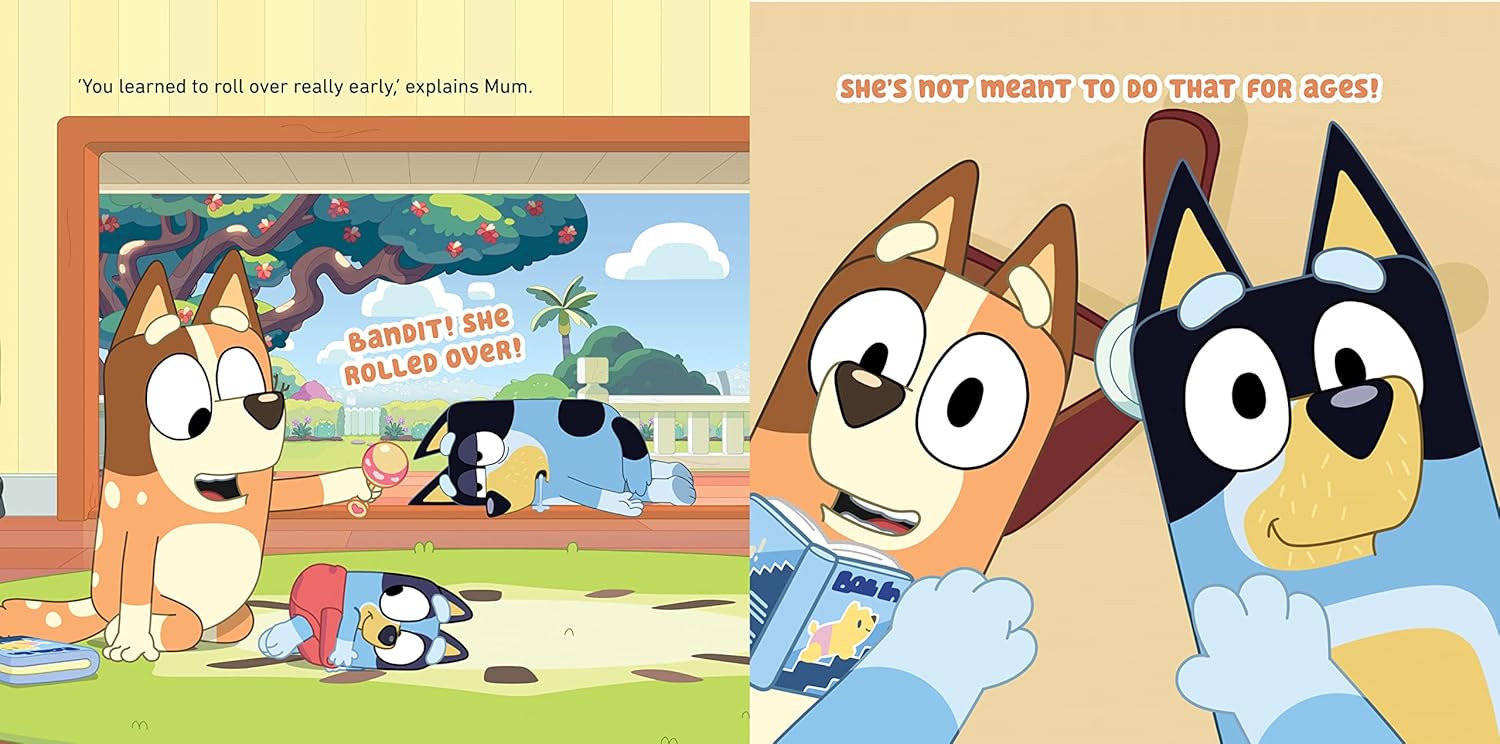 Bluey: Baby Race: A Hardback Picture Book (Brand New)