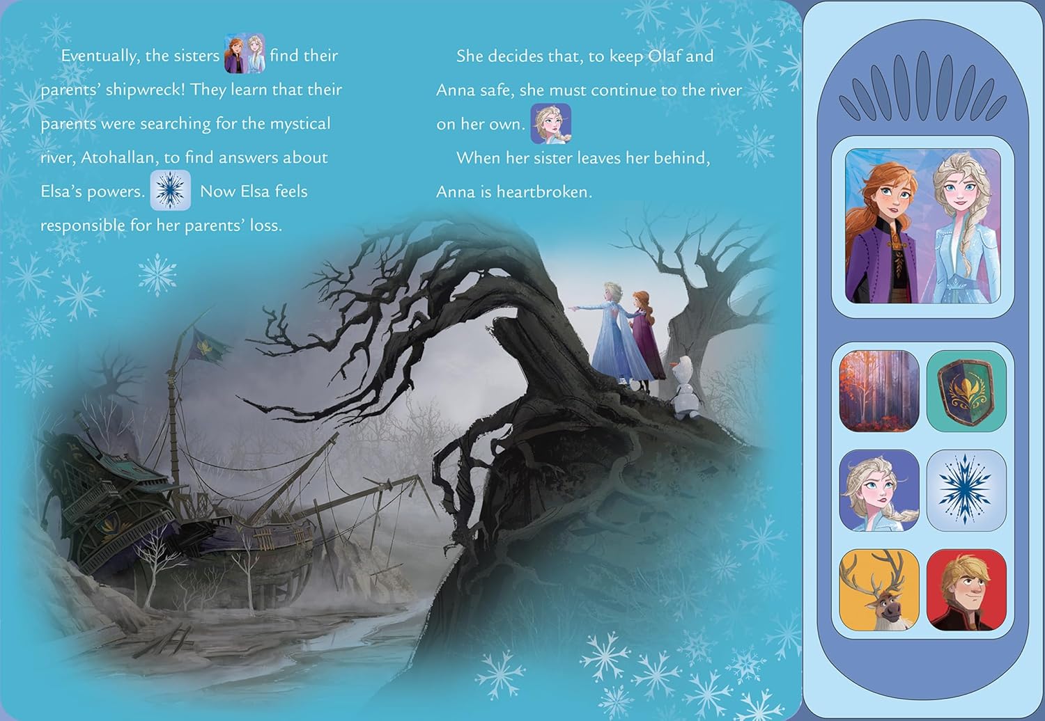 Disney Frozen 2 Elsa, Anna, and Olaf - Stronger Together Little Sound Book – PI Kids