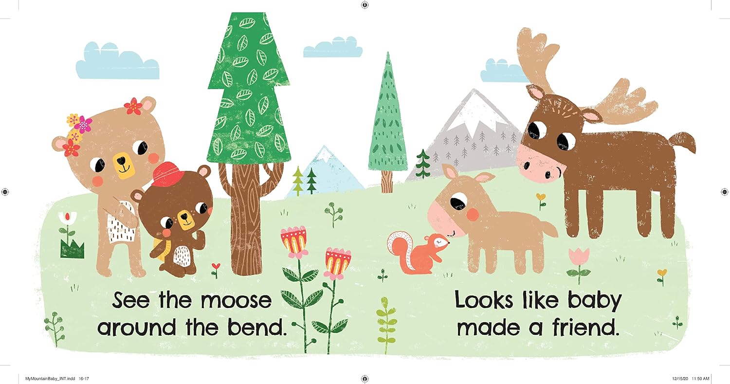 My Mountain Baby: Hiking, Exploring, and Nature Storytime for Babies and Toddler (Shower Gifts with Woodland Animals) (My Baby Locale)