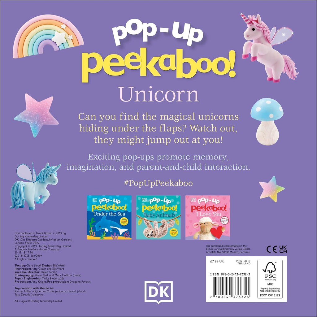 Pop Up Peekaboo Unicorn (Preloved)