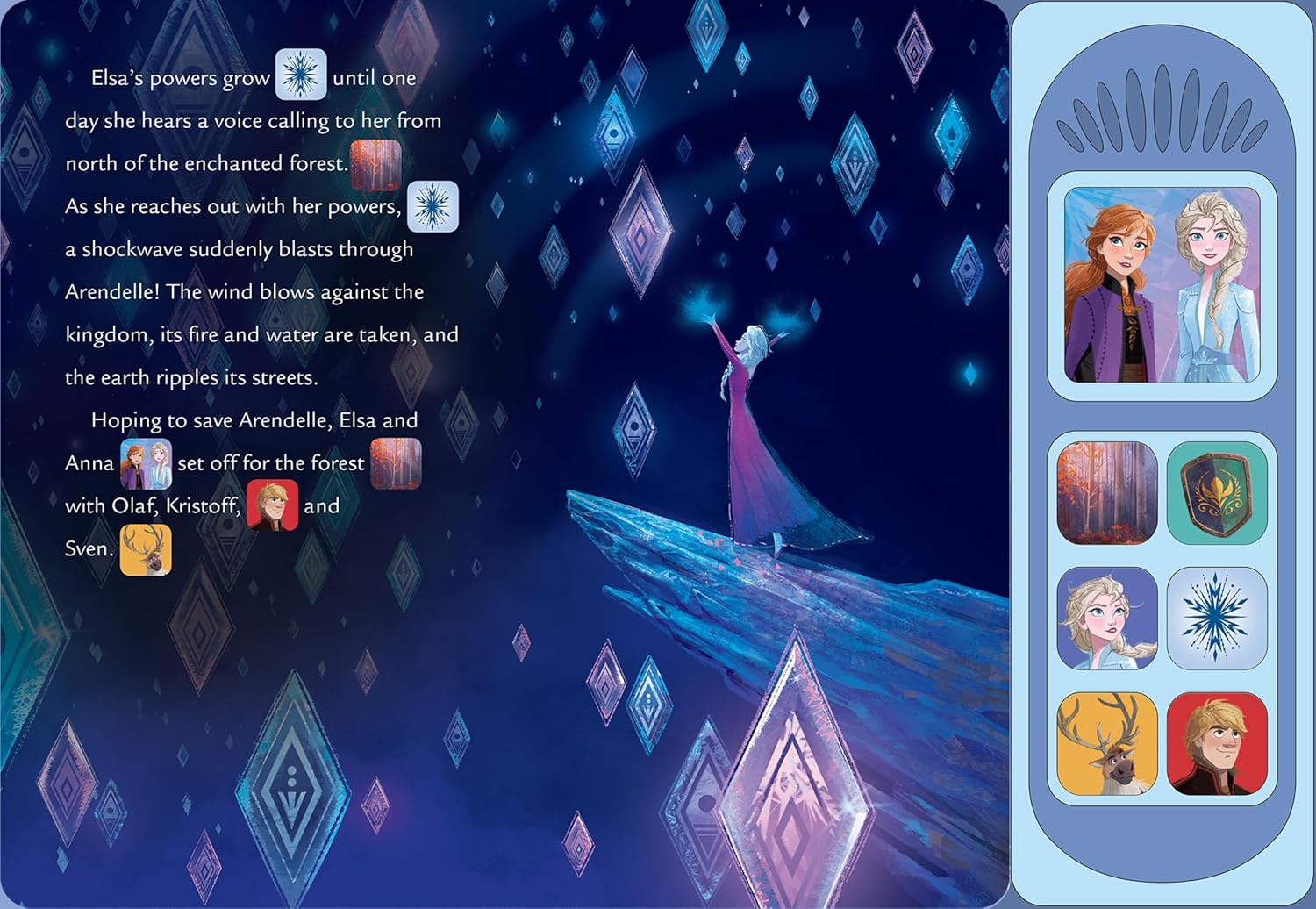 Disney Frozen 2 Elsa, Anna, and Olaf - Stronger Together Little Sound Book – PI Kids