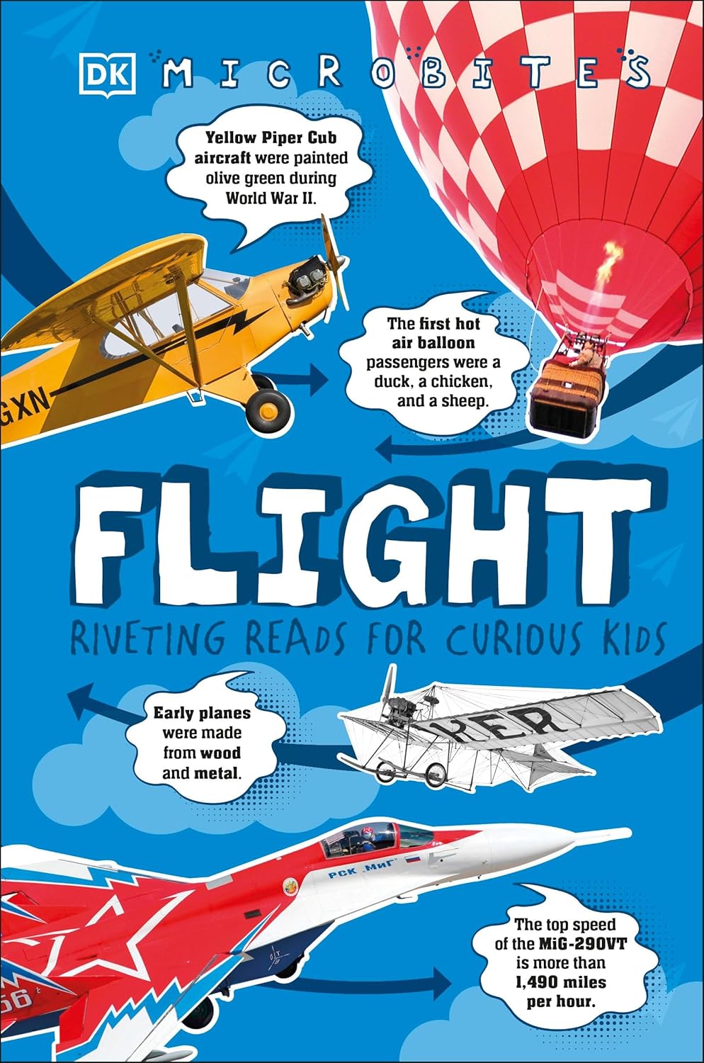 Microbites: Flight: Riveting Reads for Curious Kids (Library Edition) New