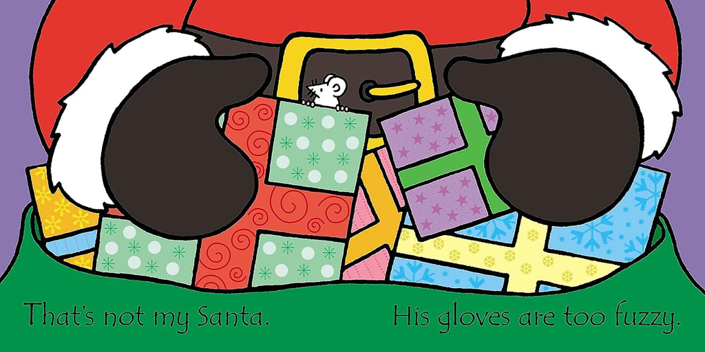 That's not my santa...: An Interactive, Sensory Touchy-Feely Holiday Book with Tactile Patches for Babies and Toddlers