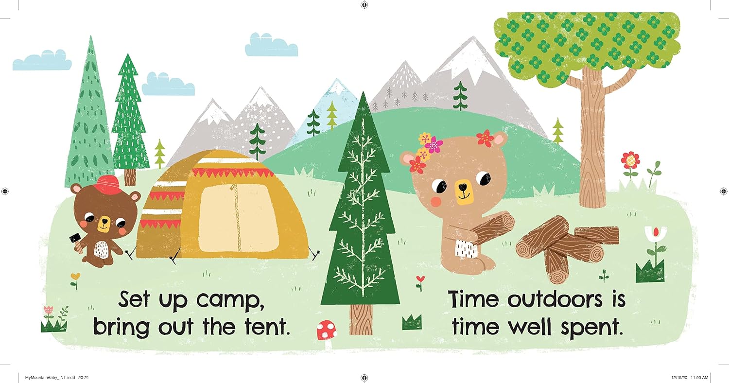 My Mountain Baby: Hiking, Exploring, and Nature Storytime for Babies and Toddler (Shower Gifts with Woodland Animals) (My Baby Locale)