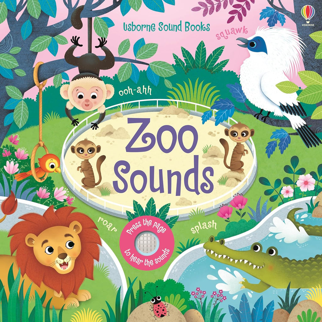 Zoo Sounds: A Colorful Interactive Book About Lions and Monkeys for Kids (Ages 3-5)