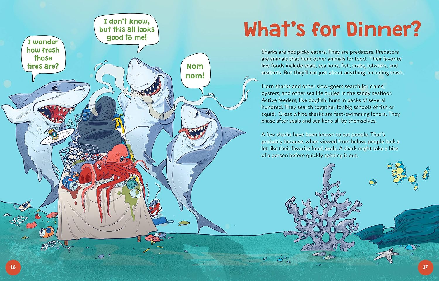 Are You Smarter Than a Shark?: Learn How Sharks Survive in their Watery World - 100+ Facts about Sharks!
