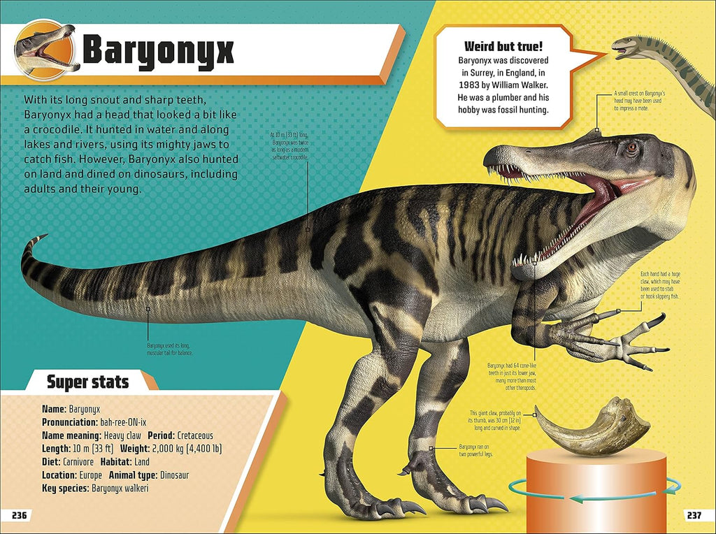 Dinosaur Ultimate Handbook: The Need-To-Know Facts and Stats on Over 150 Different Species (DK's Ultimate Handbooks)