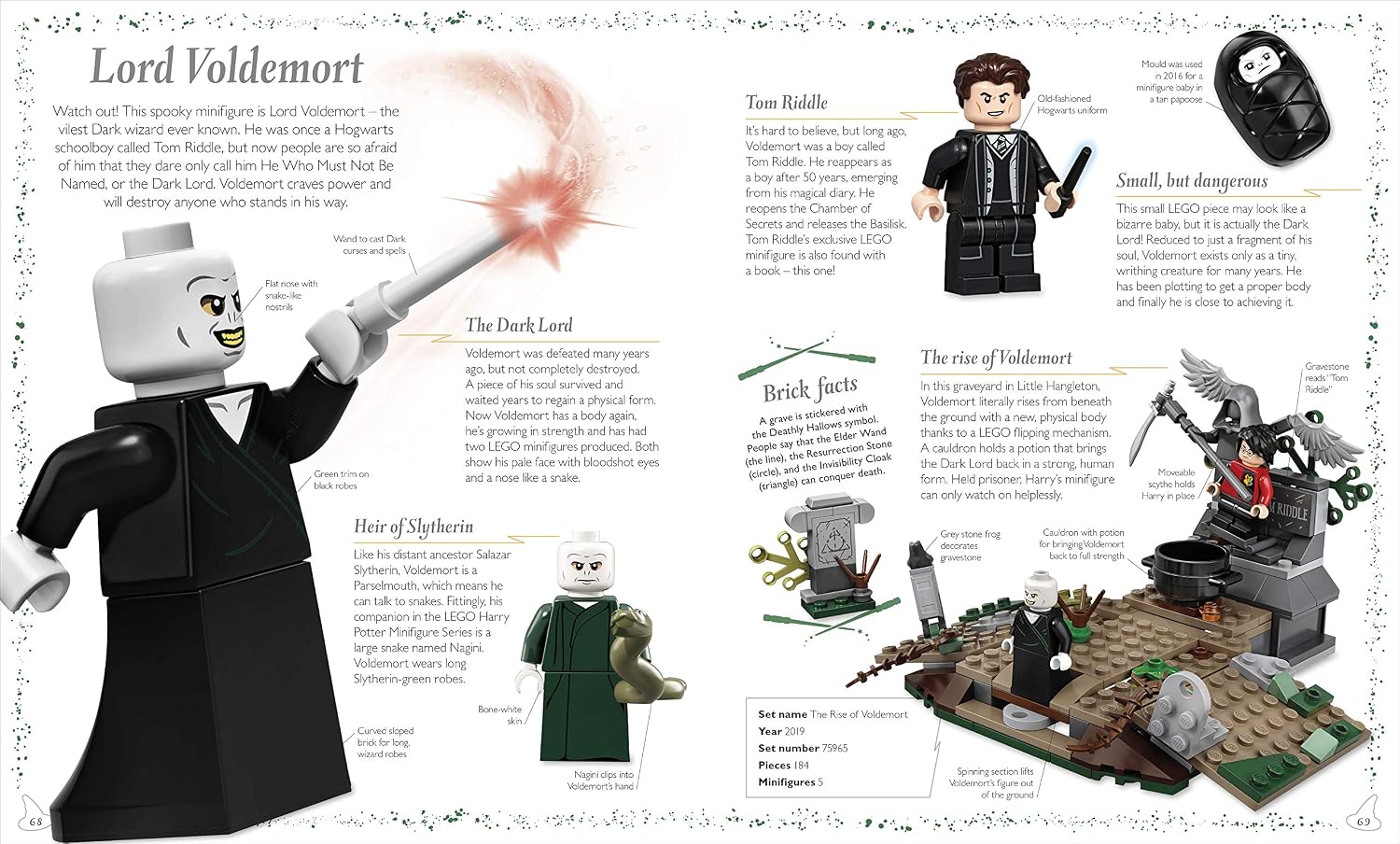 LEGO® Harry Potter Magical Treasury: A Visual Guide to the Wizarding World (with exclusive Tom Riddle minifigure)