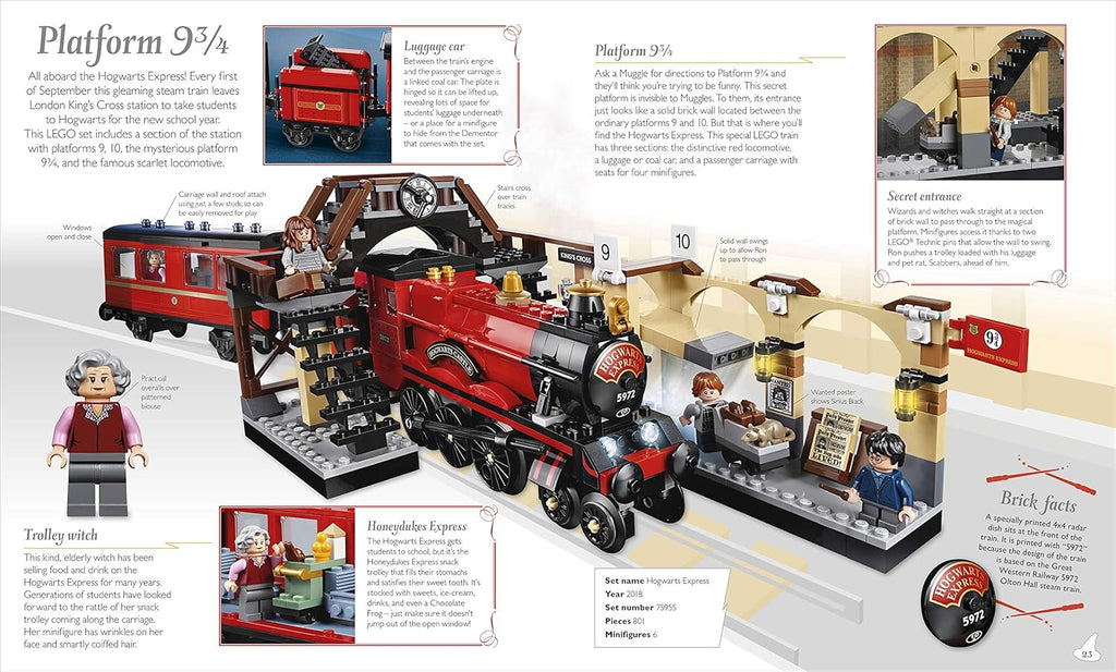 LEGO® Harry Potter Magical Treasury: A Visual Guide to the Wizarding World (with exclusive Tom Riddle minifigure)