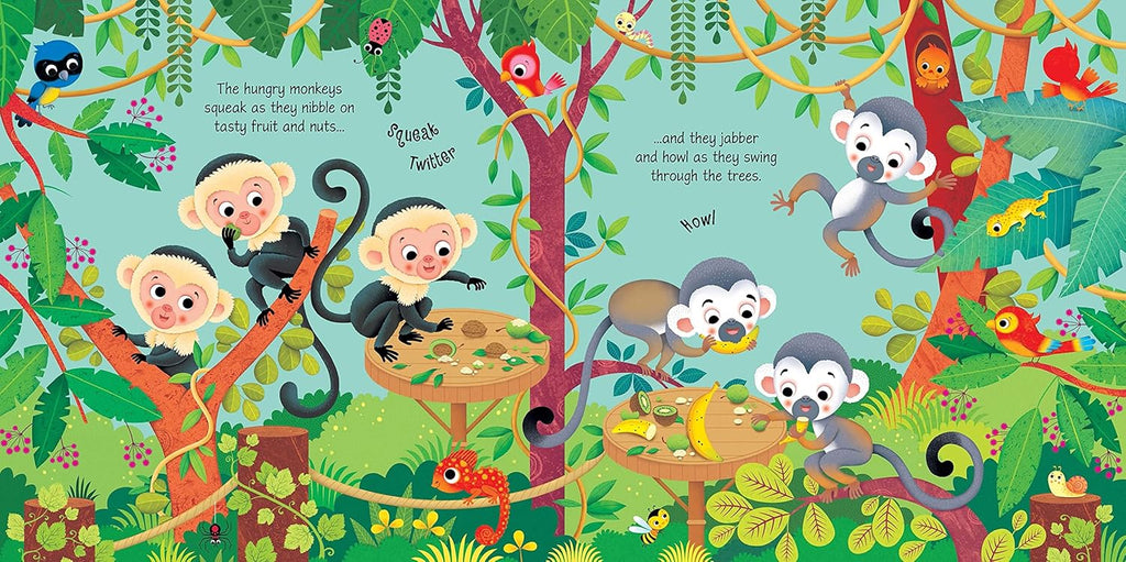 Zoo Sounds: A Colorful Interactive Book About Lions and Monkeys for Kids (Ages 3-5)