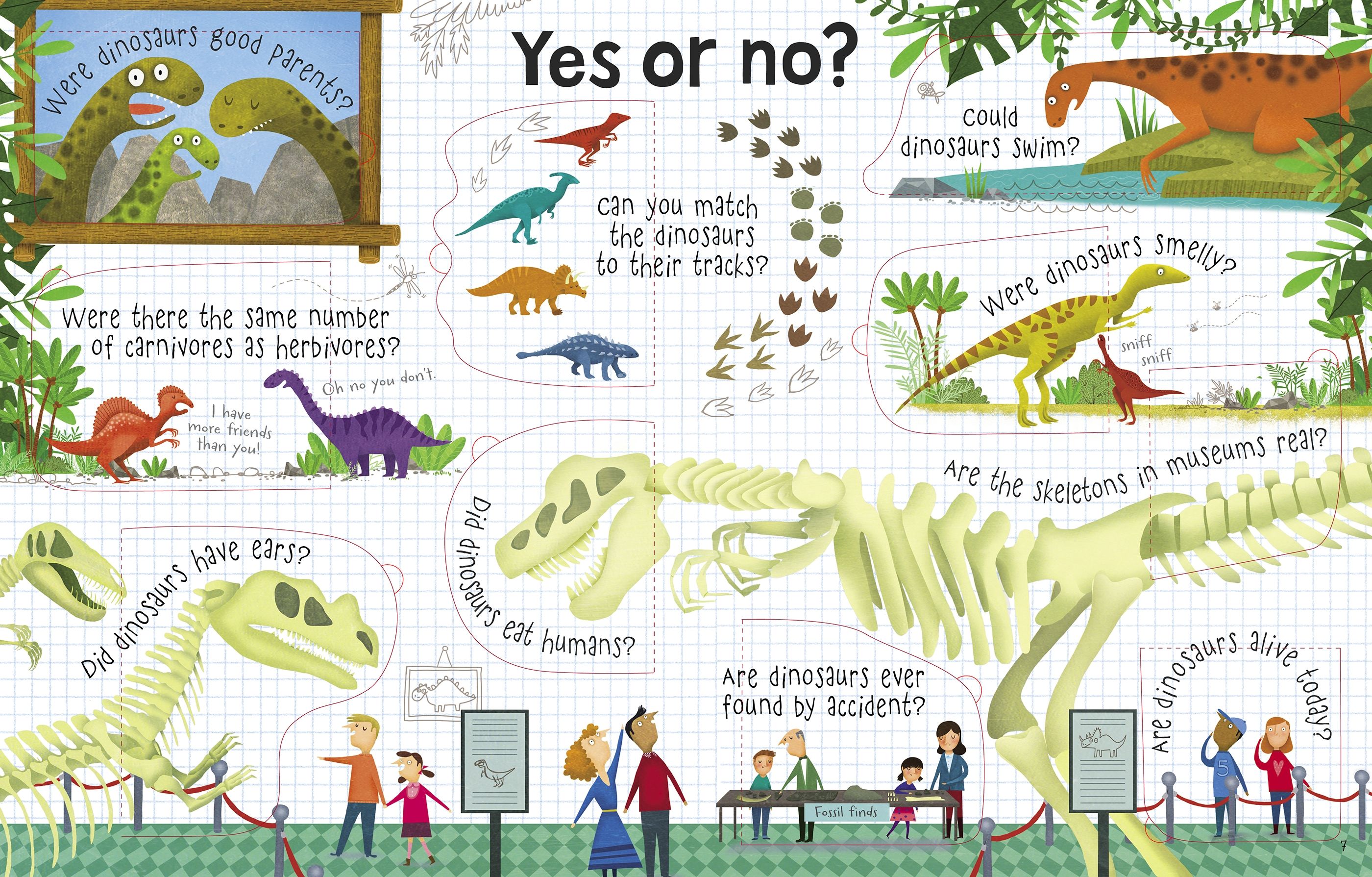 Lift-the-flap Questions and Answers about Dinosaurs Preloved Book