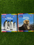 Britannica Kids Polar Play Ground & Coastal Creatures 2 book set