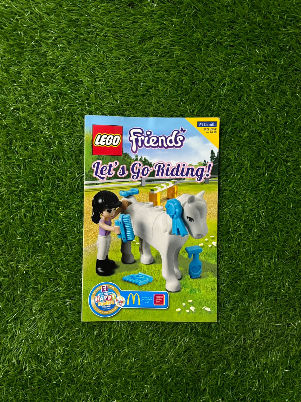 Lego Friends Let's Go Riding Paperback McDonals 2014